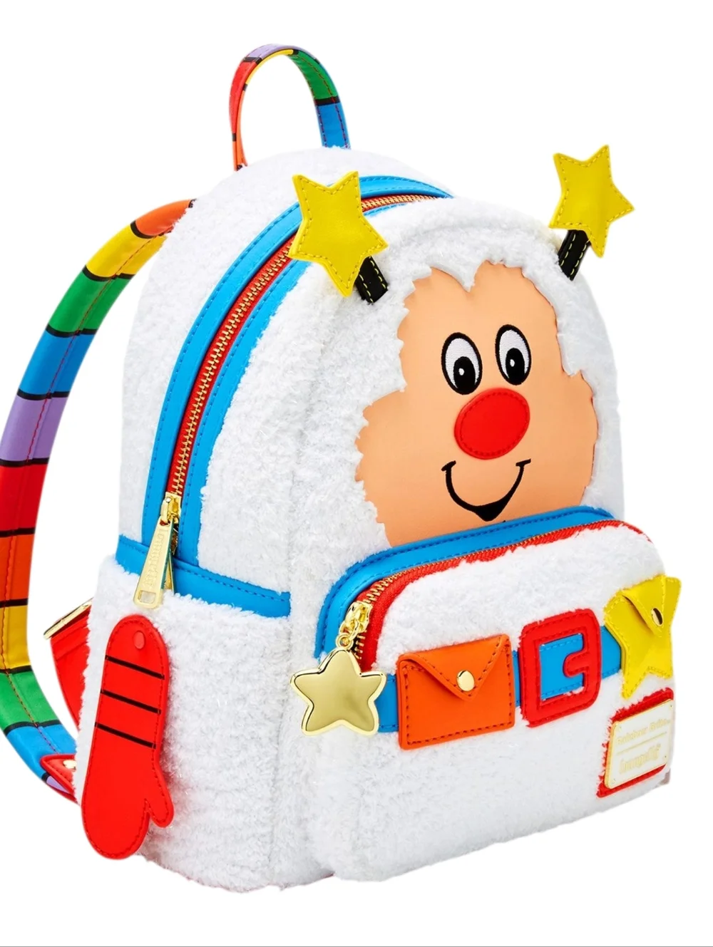 Loungefly Rainbow Brite Twink Mini Plush Backpack Figural Bag